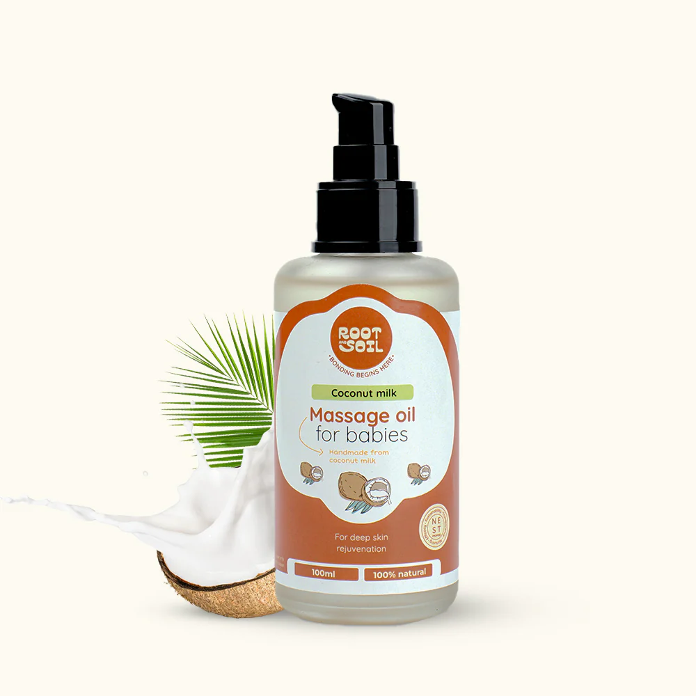 Coconut Milk Baby Massage Oil (Classic) | Soothens and rejuvenates skin | 0+ m - Image 10