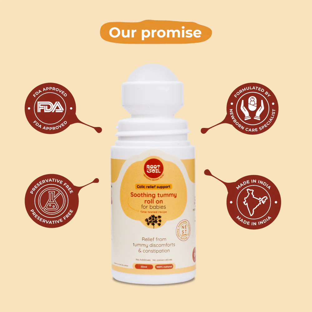 Colic Tummy Roll-On For Babies | For Stomach discomforts & Gassiness | 0+ m | 50 ml - Image 7