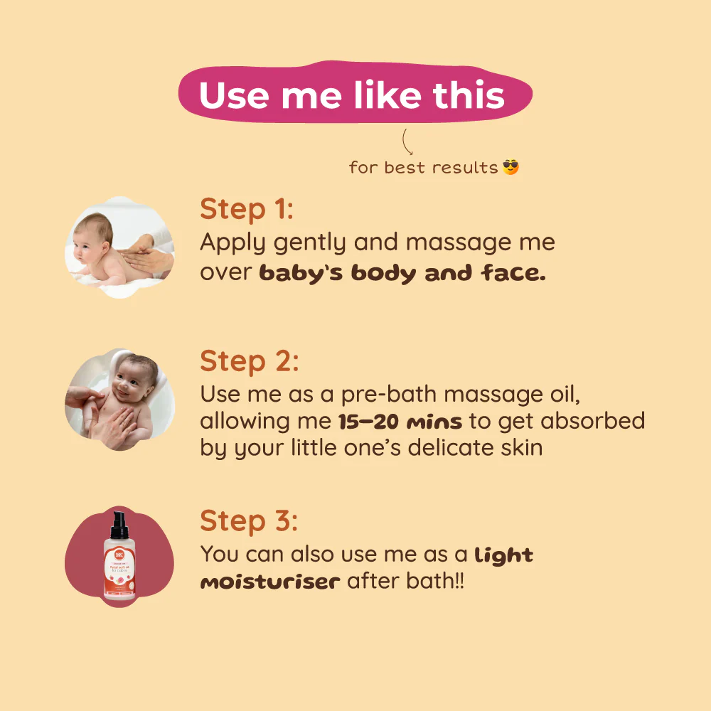 Petal Soft Massage Oil | For Supple Soft Baby Skin | 0+ m | 100 ml - Image 5